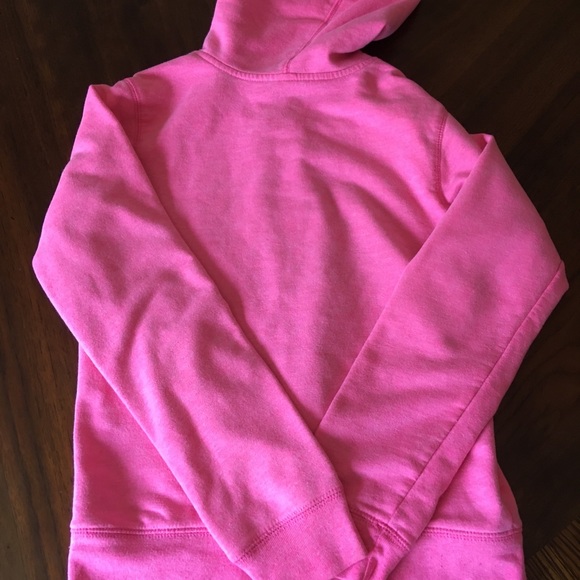 Neon Pink Peace Sign ZIP Hoodie - Picture 2 of 8